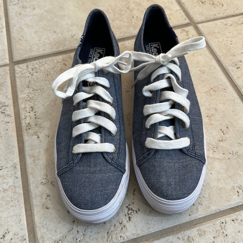 Denim color Keds sneakers